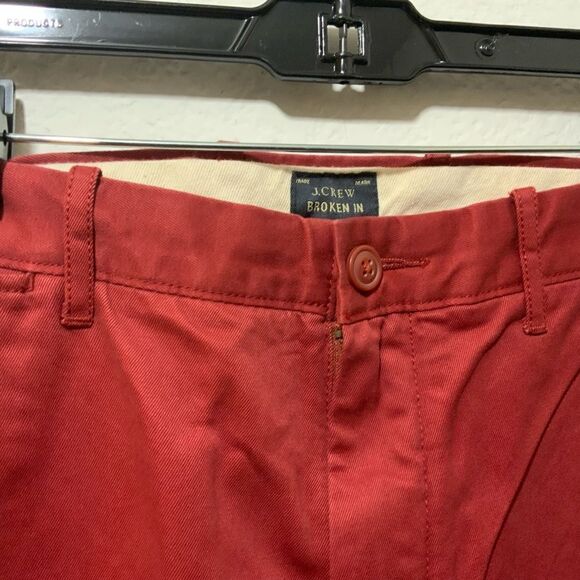 J. Crew Broken-In Chino Pants size 36/32 red - Picture 3 of 11